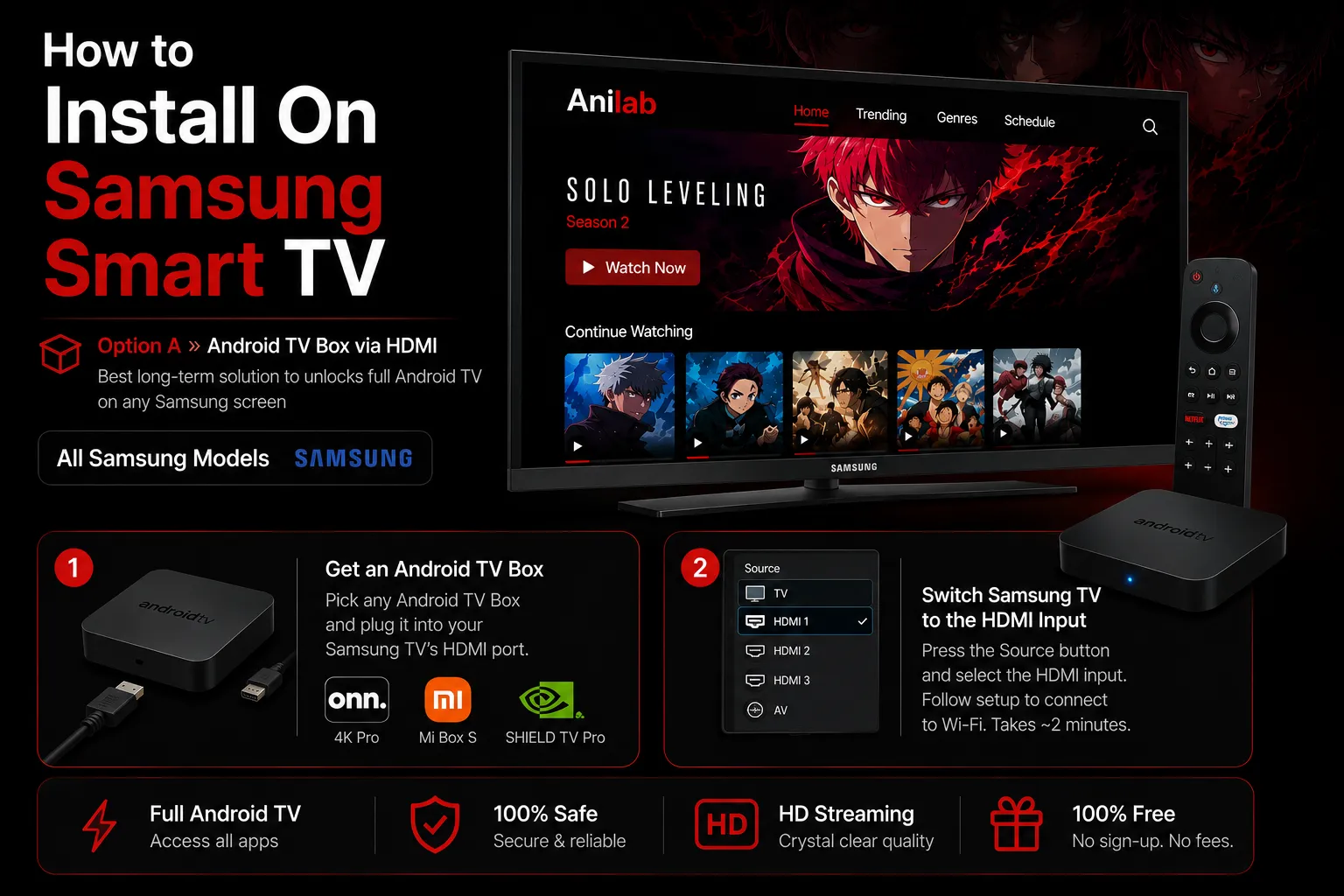  Download and Install Anilab for samsung TV