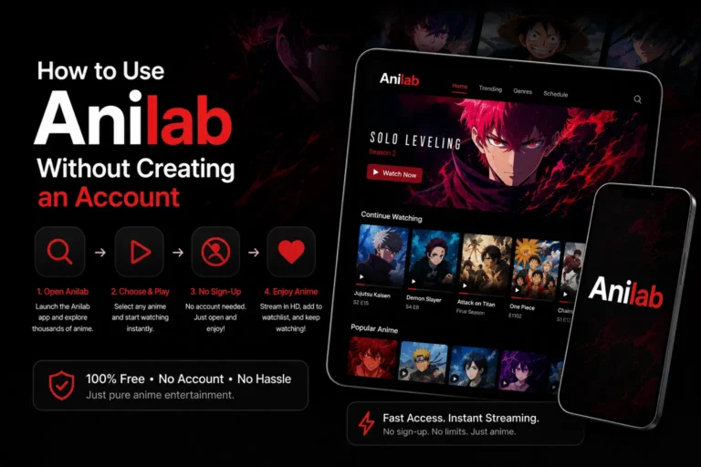 How to Use Anilab Without Creating an Account